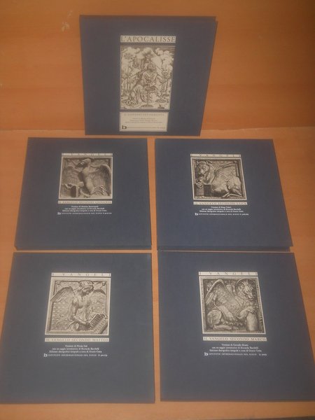 L'APOCALISSE DI GIOVANNI L'EVANGELISTA (versione Bontempelli) - IL VANGELO SECONDO GIOVANNI (versione Bontempelli) - IL VANGELO SECONDO MATTEO (versione Lisi) - IL VANGELO SECONDO LUCA (versione Valeri) - IL VANGELO SECONDO MARCO (versione Alvaro)