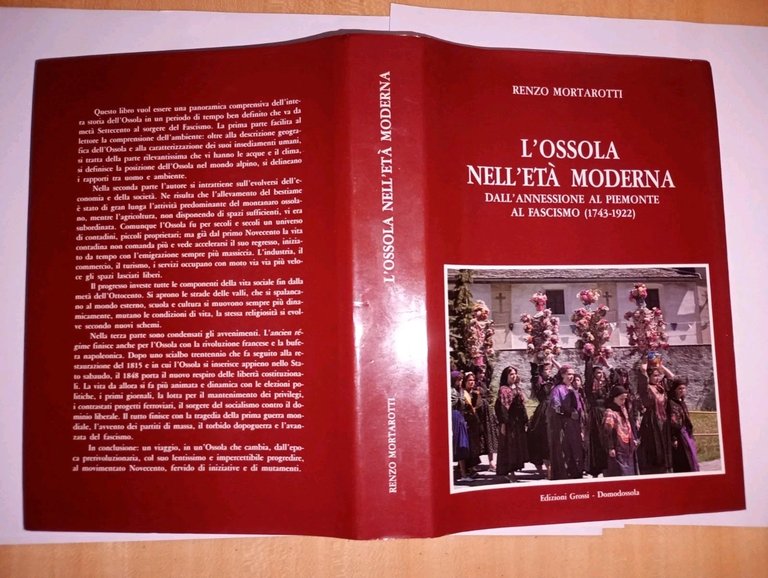 l'Ossola nell'età moderna. dall'annessione al Piemonte al fascismo (1743-1922)