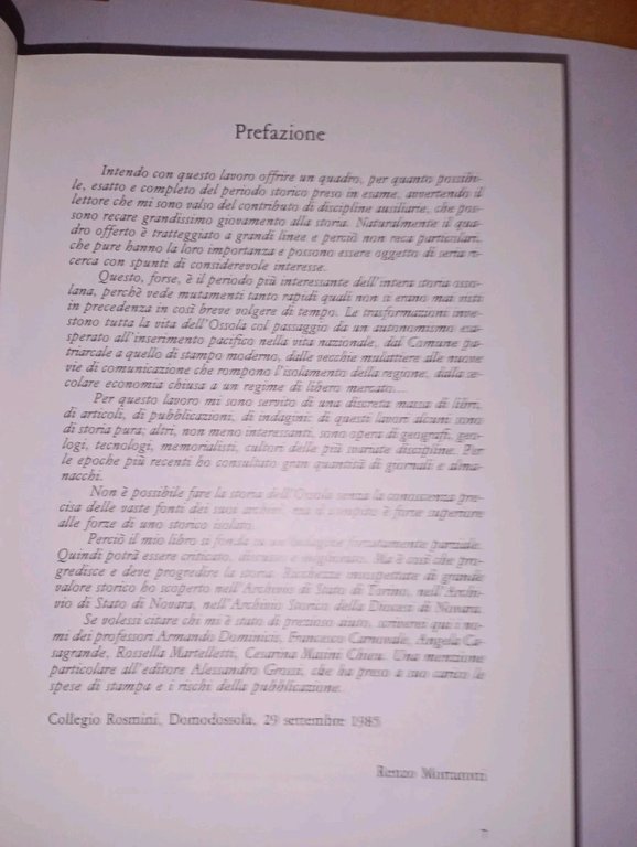 l'Ossola nell'età moderna. dall'annessione al Piemonte al fascismo (1743-1922)