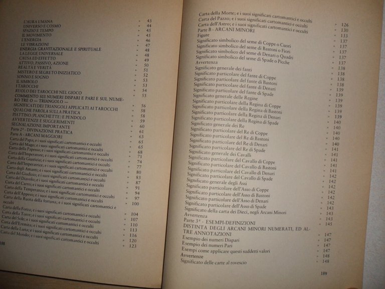 l'uomo, l'occulto e la divinazione. manuale di cartomanzia occulta