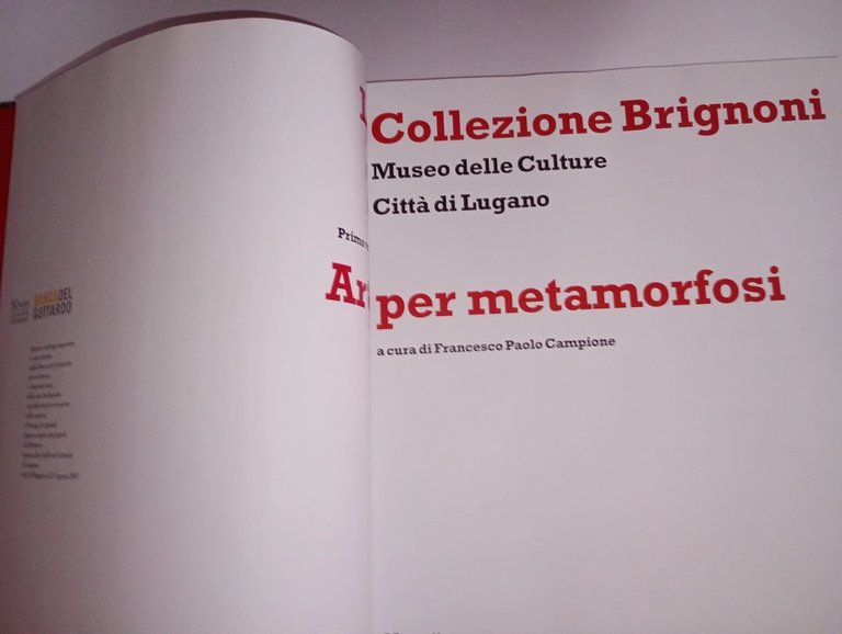 La collezione BRIGNONI, Arte per metamorfosi vol. I
