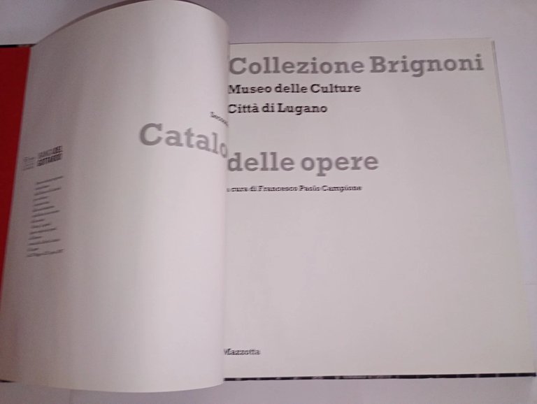 La collezione BRIGNONI, catalogo delle opere vol. II