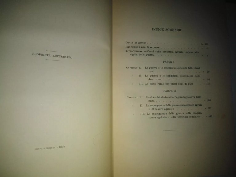 la guerra e le classi rurali italiane