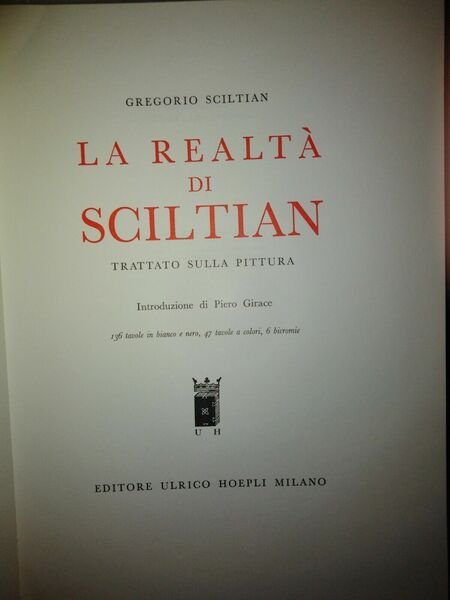 la realtà di Sciltian + catalogo della mostra a Venezia …