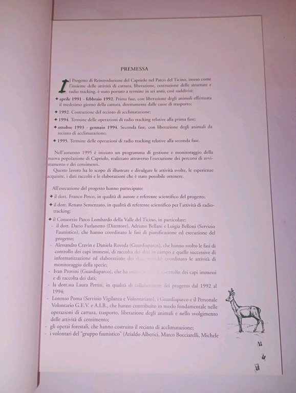 La reintroduzione del capriolo nel parco Ticino | Immagine Gallery 3