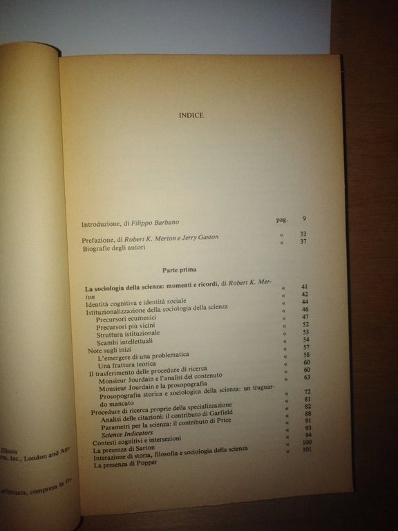 La sociologia della scienza in Europa