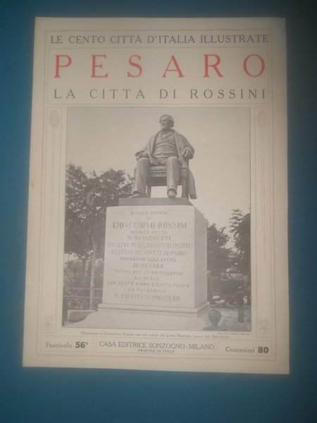 Le Cento città d'Italia illustrate, fascicolo 56 - PESARO LA …