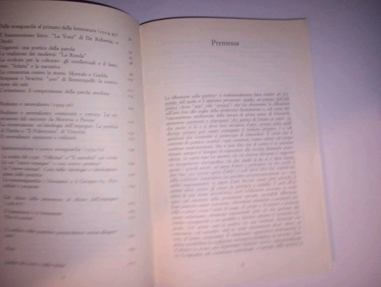 le idee della letteratura. storia delle poetiche italiane del novecento