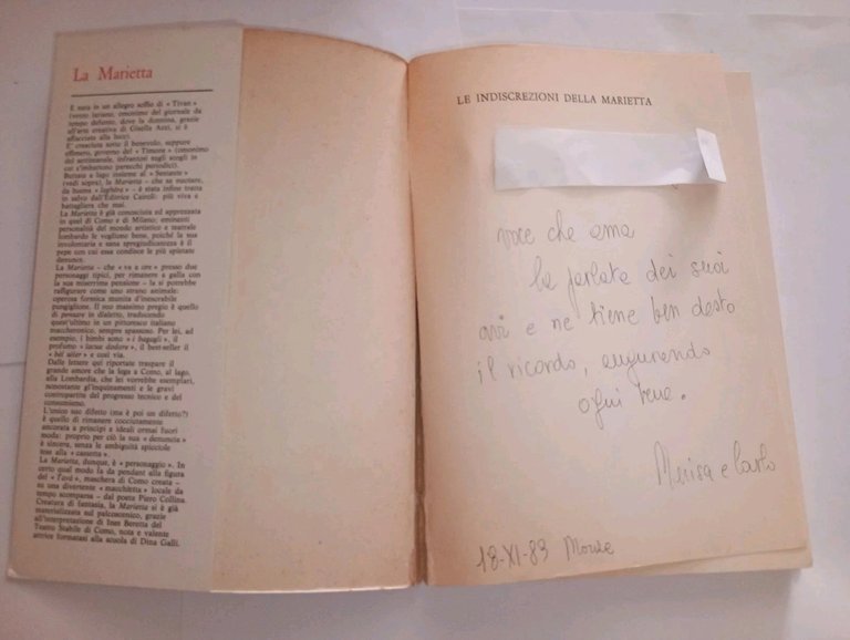 le indiscrezioni della Marietta autorizzate da Gino Bramieri ma vietate …