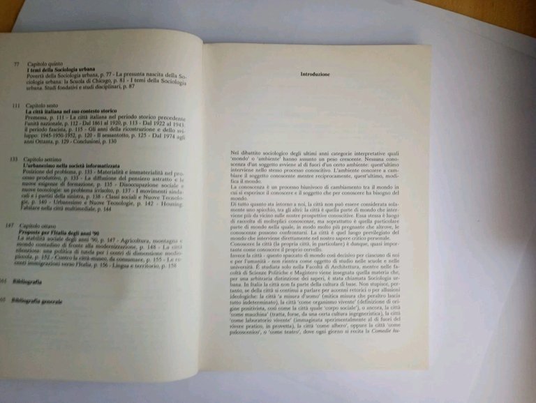 le parti e l'intero. lezioni di sociologia urbana