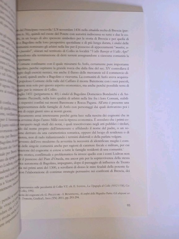 LE PERGAMENE DELL'ARCHIVIO COMUNALE DI BAGOLINO