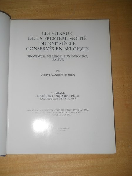 Les vitraux de la première moitié du XVIe siècle conservés …