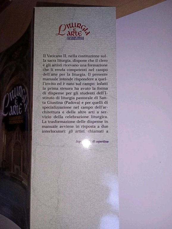 Liturgia e arte. I luoghi della celebrazione