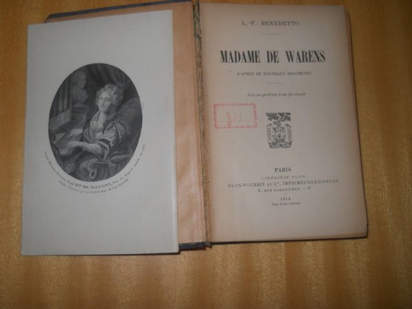 Madame de Warens d'après de nouveaux documents