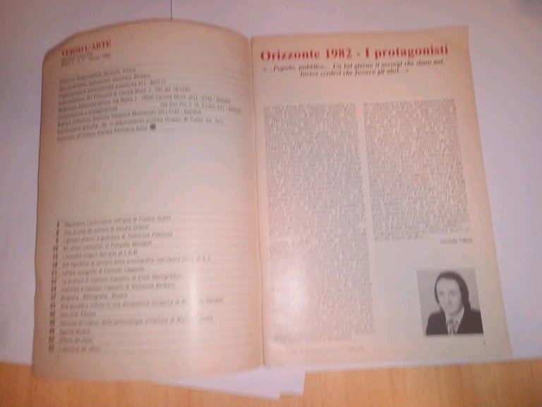 mensile culturale VERSO L'ARTE - anno 1 n. 1 marzo …