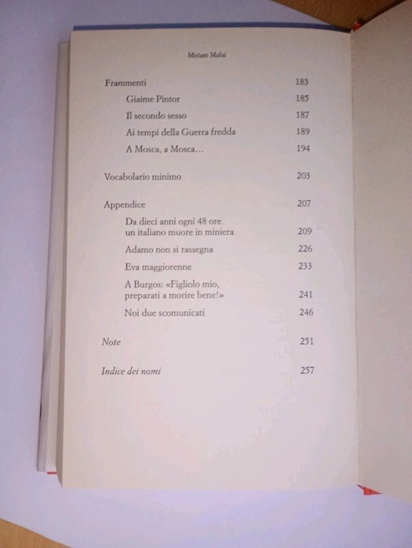 MIRIAM MAFAI, una vita quasi due | Immagine Gallery 4