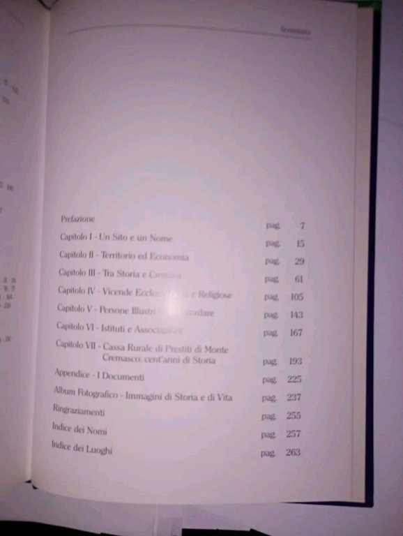 Monte Cremasco. Memoria del passato. Cronaca del presente