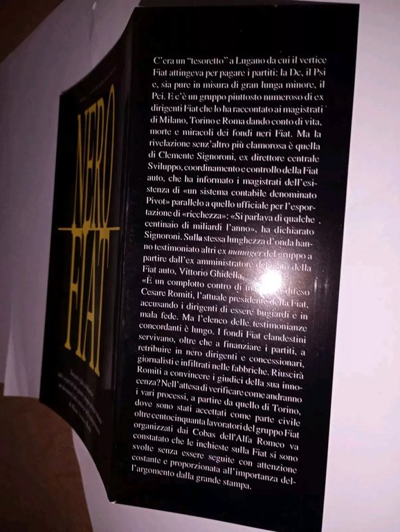 Nero Fiat (tangenti, falsi bilancio, segreti, magistratura)