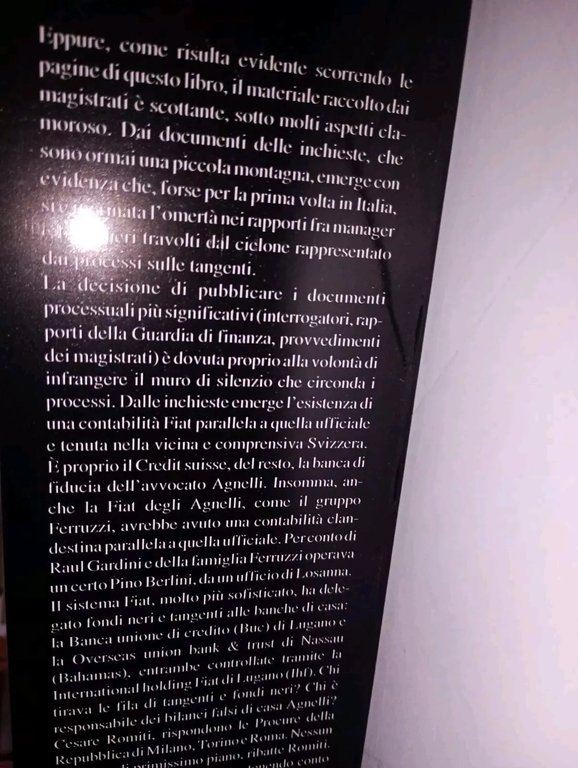 Nero Fiat (tangenti, falsi bilancio, segreti, magistratura)