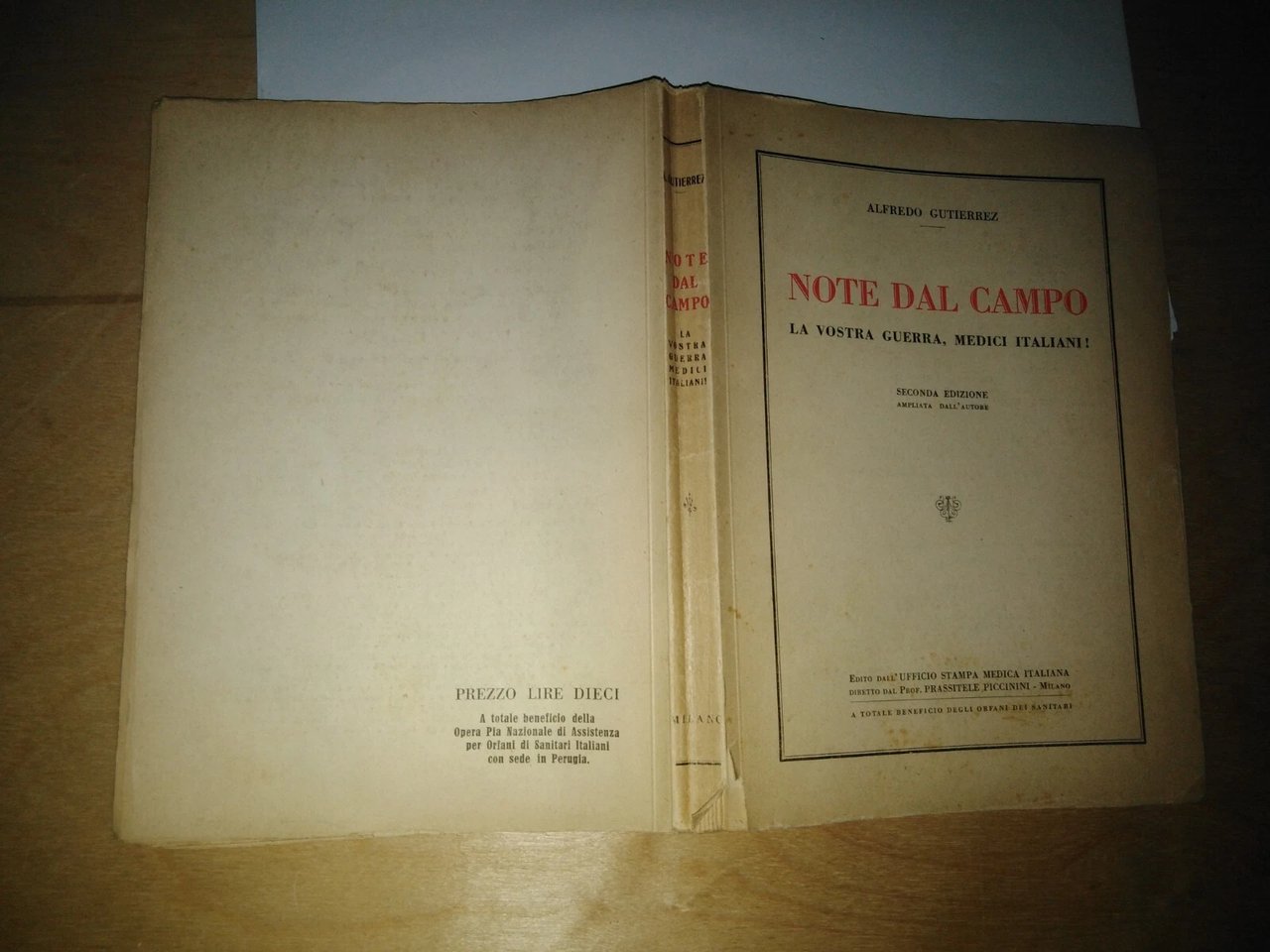 note dal campo. la vostra guerra, medici italiani!