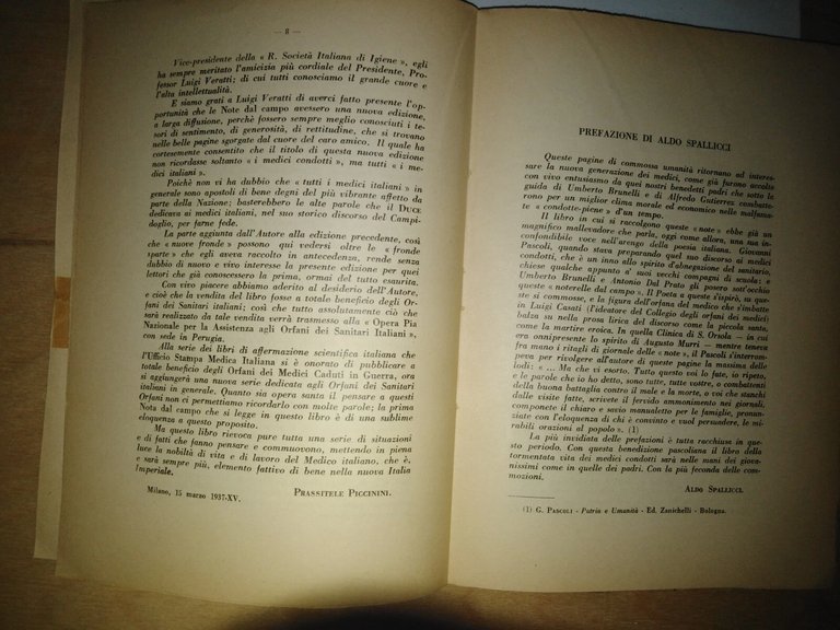note dal campo. la vostra guerra, medici italiani!