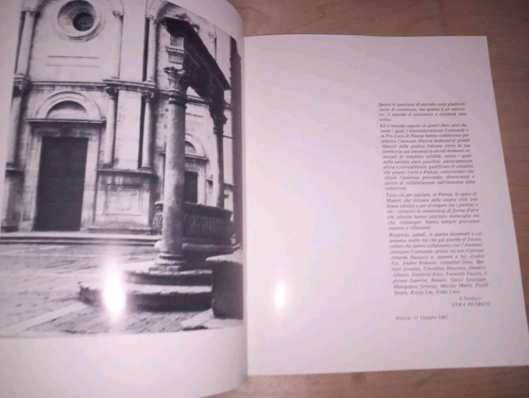 ORFEO TAMBURI, mostra a Pienza