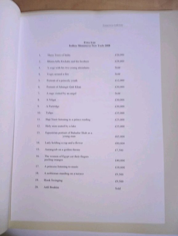 Paintings from the Royal Courts of India