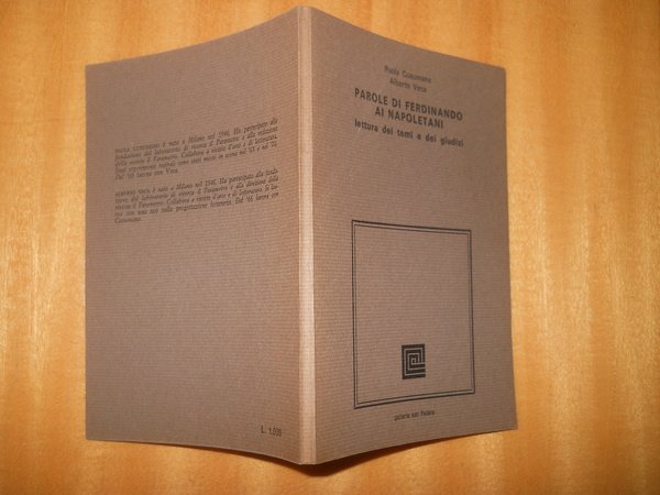 parole di Ferdinando ai napoletani. lettura dei temi e dei …