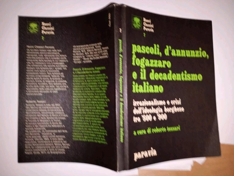 Pascoli, D'Annunzio, Fogazzaro e il decadentismo italiano. Irrazionalismo e crisi …
