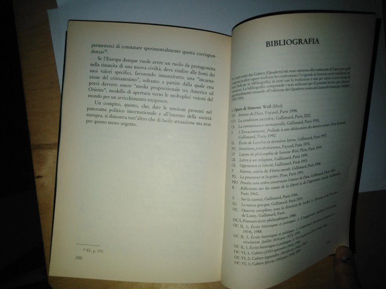 pensare la storia. la riflessione di Simone Weil tra filosofia …