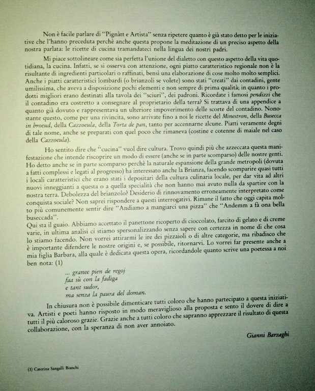 PIGNàTT e ARTISTA. ricette in vernacolo interpretate da artisti contemporanei