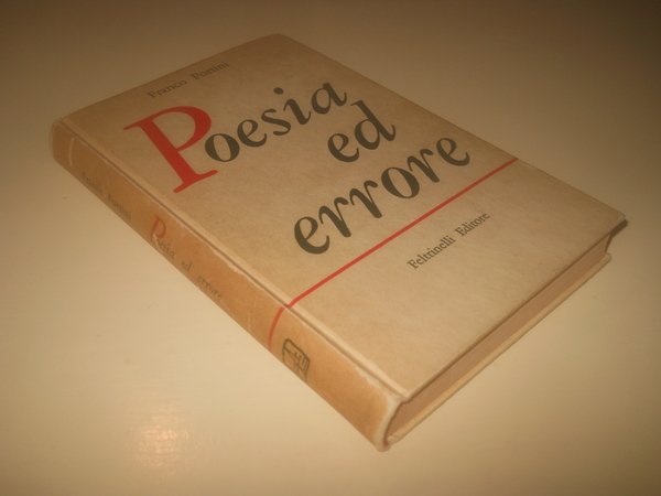 POESIA ED ERRORE 1937-1957