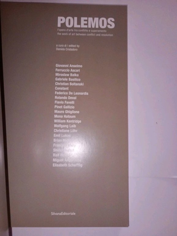 POLEMOS. l'opera d'arte tra conflitto e superamento. the work of …