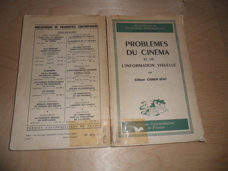 problèmes du cinema e de l'information visuelle