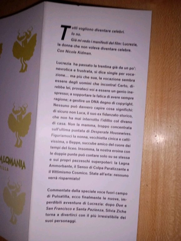 prove tecniche di megalomania commentate da Pulsatilla