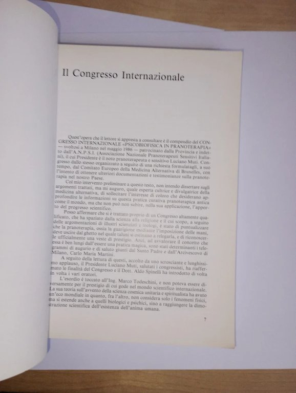 Psicobiofisica in pranoterapia. atti congresso ANPS