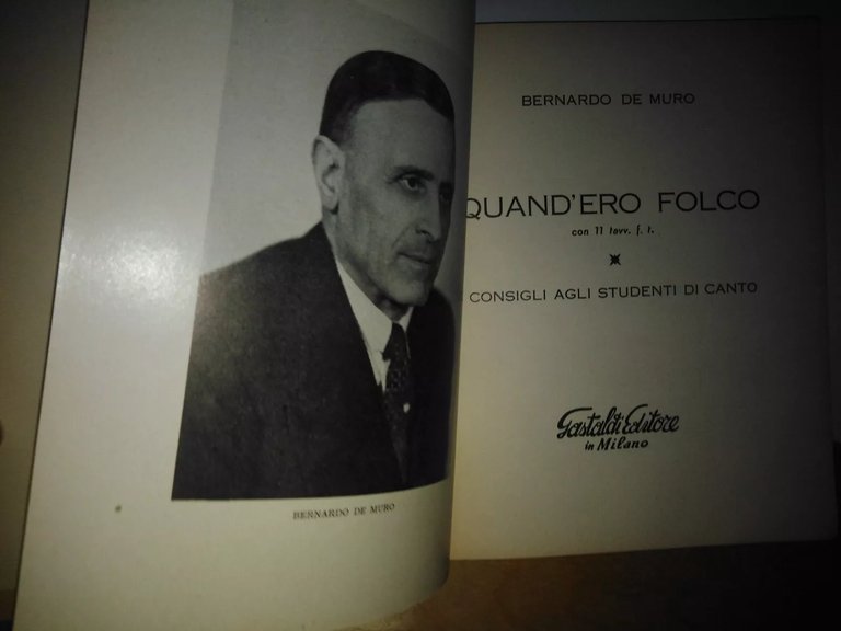 Quand'ero Folco. consigli agli studenti di canto