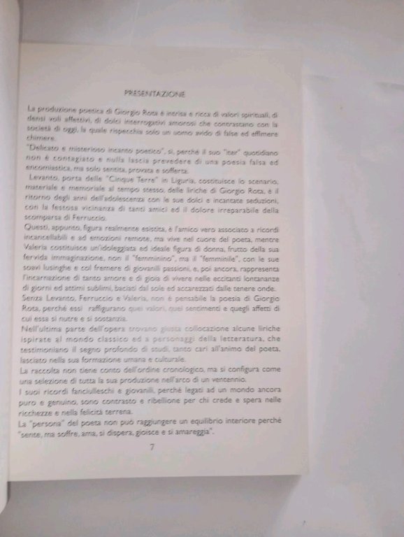 Racconti dell'anima. Poesie di GIORGIO ROTA