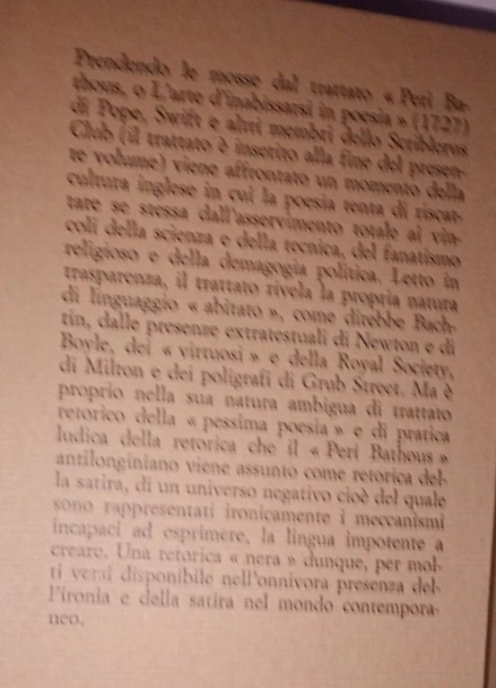 retorica della satira