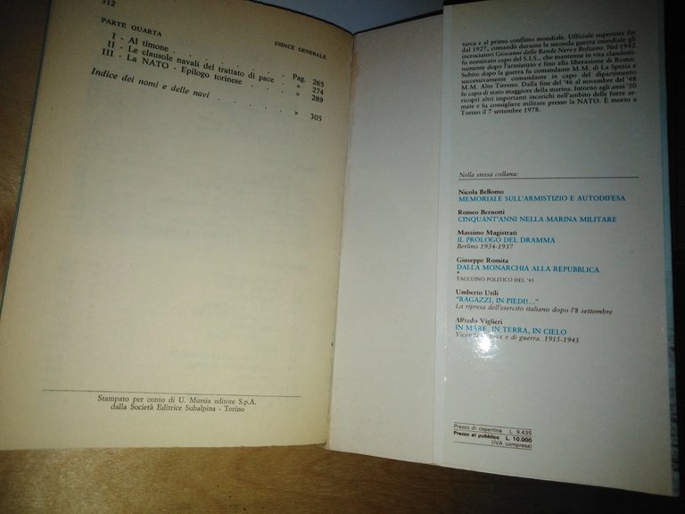 ricordi di un marinaio. la marina italiana dai primi del …