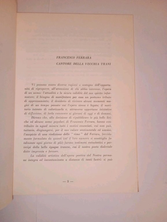 Rime e scene popolari tranesi | Immagine Gallery 2