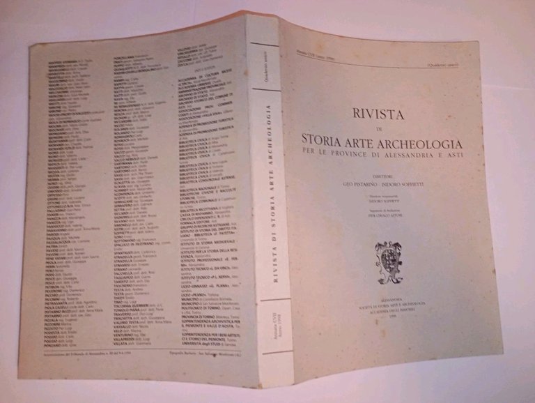 rivista di storia arte archeologia - tra le province di …