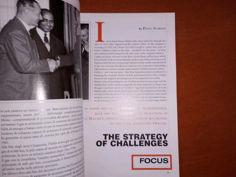 rivista Eni's way anno 1 n. 1, il secolo di … | Immagine Gallery 3