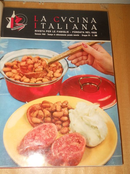 rivista LA CUCINA ITALIANA - da gennaio a giugno 1960 …