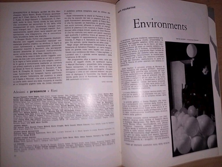 rivista RINASCITA ARTISTICA - anno I n. 2 1969