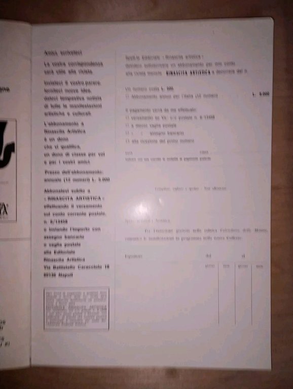 rivista RINASCITA ARTISTICA - anno I n. 5/6 1969 | Immagine Gallery 2