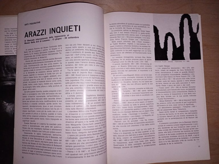 rivista RINASCITA ARTISTICA - anno I n. 5/6 1969 | Immagine Gallery 3