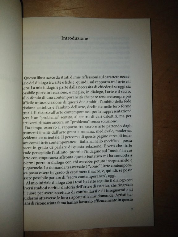 Sacro contemporaneo, Dialoghi sull'arte