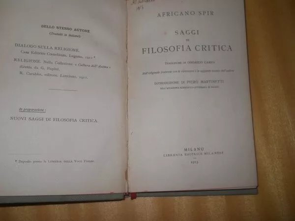 saggi di filosofia critica | Immagine Gallery 4