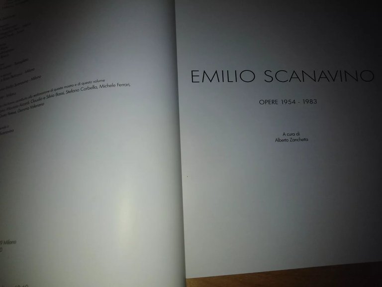 SCANAVINO opere 1954-1983